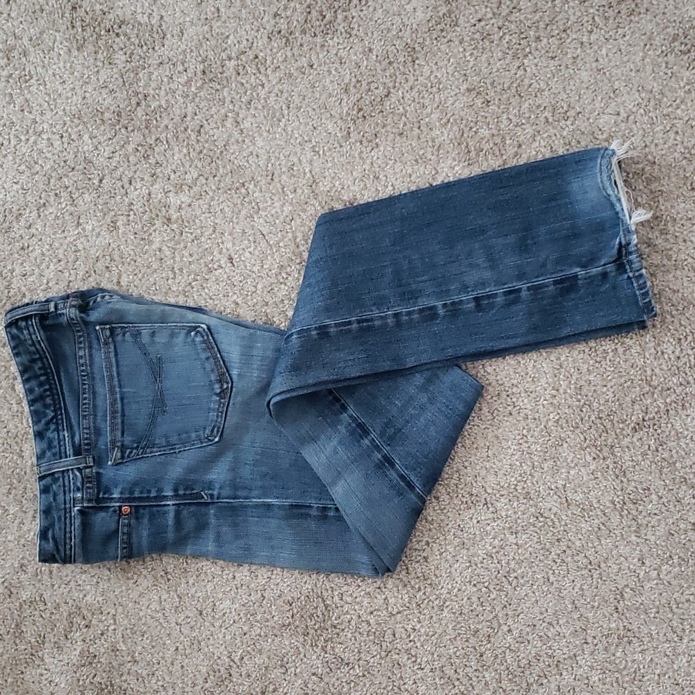 GAP REAL STRAIGHT BLUE JEANS